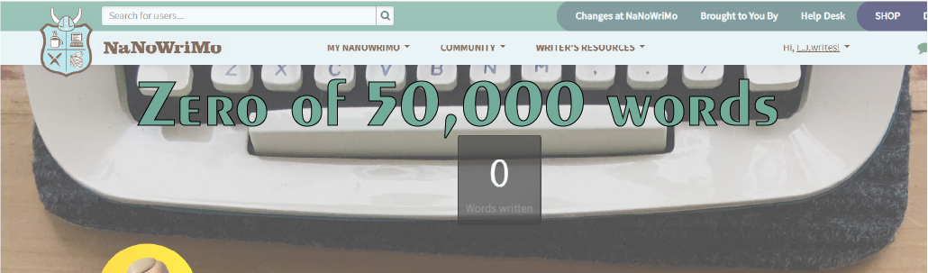 NaNoWriMo Starts Today!